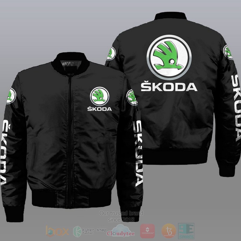 Skoda Car Style Bomber Jacket For Fans