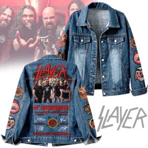 Slayer Music Denim Jacket Gift For Fans