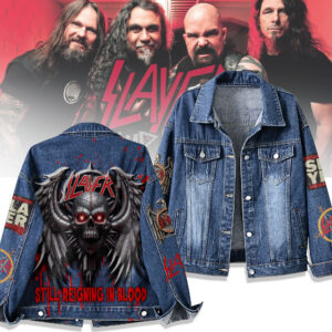 Slayer Music Denim Jacket Gift For Fans