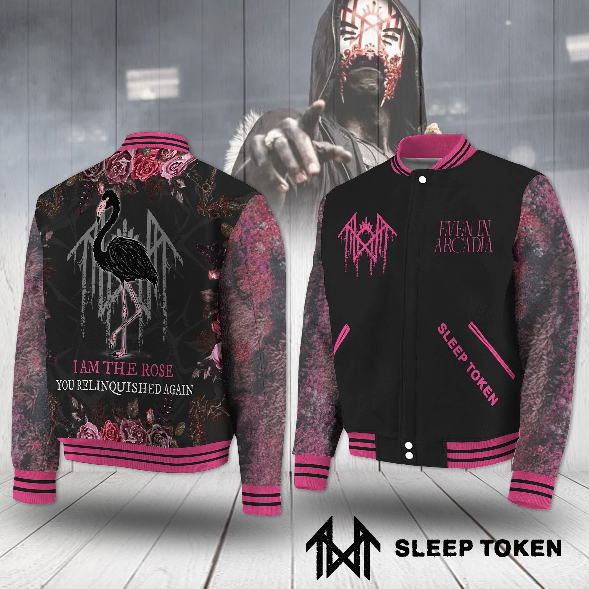 Sleep Token Music Style Baseball Jacket