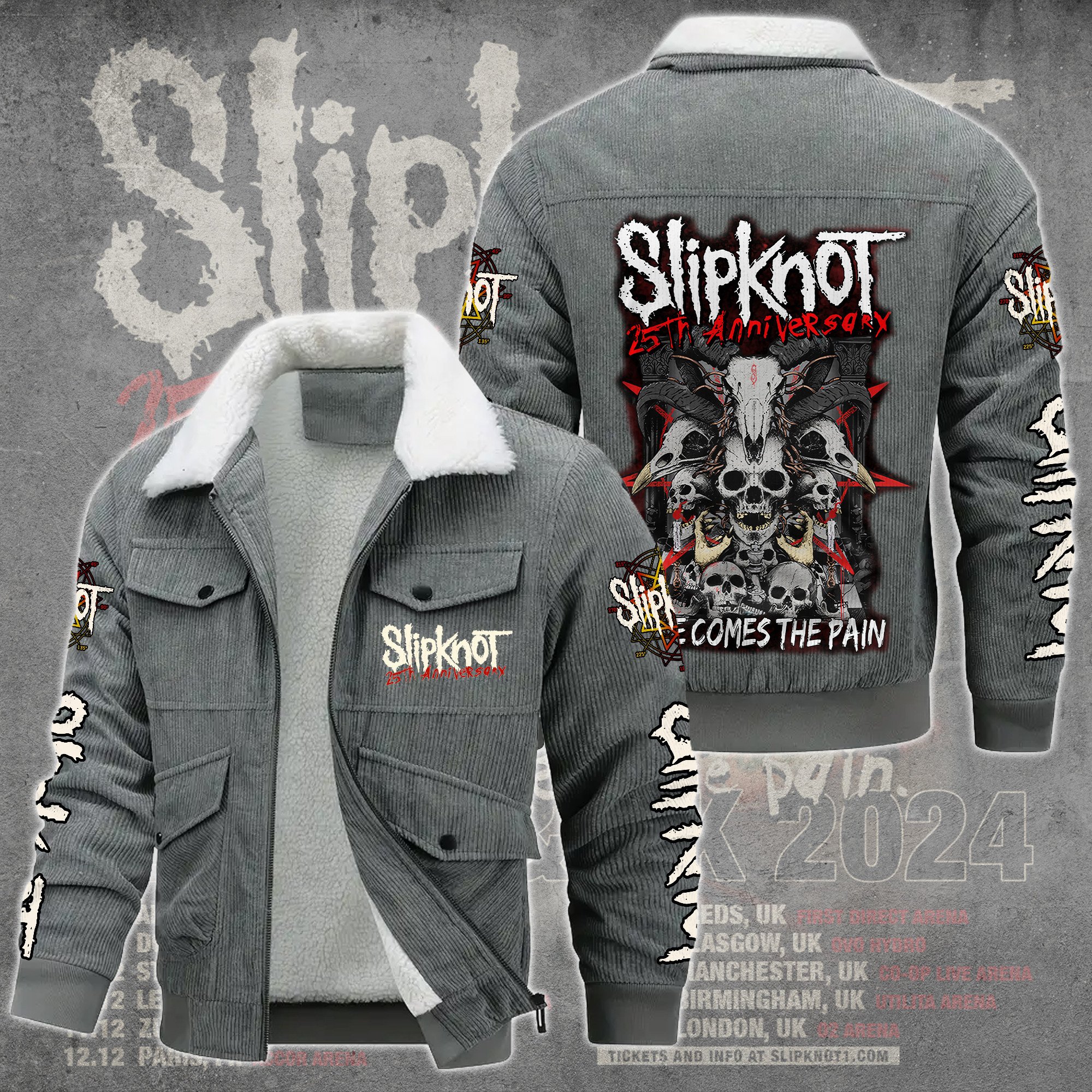 Slipknot Music Style Thermal Cotton Jacket Prim For Fans