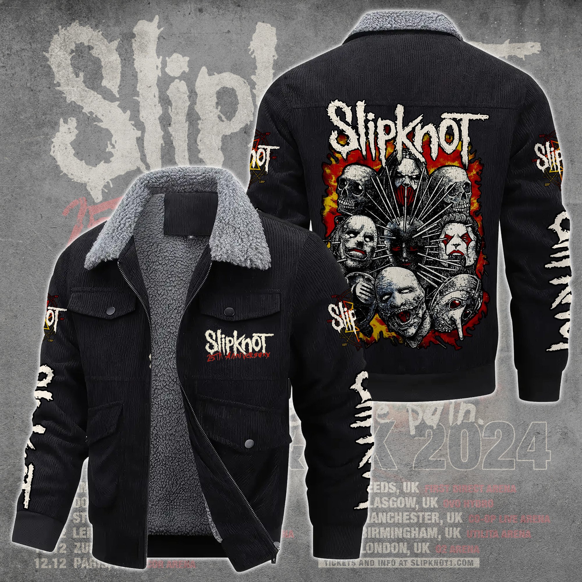 Slipknot Music Style Thermal Cotton Jacket Prim For Fans
