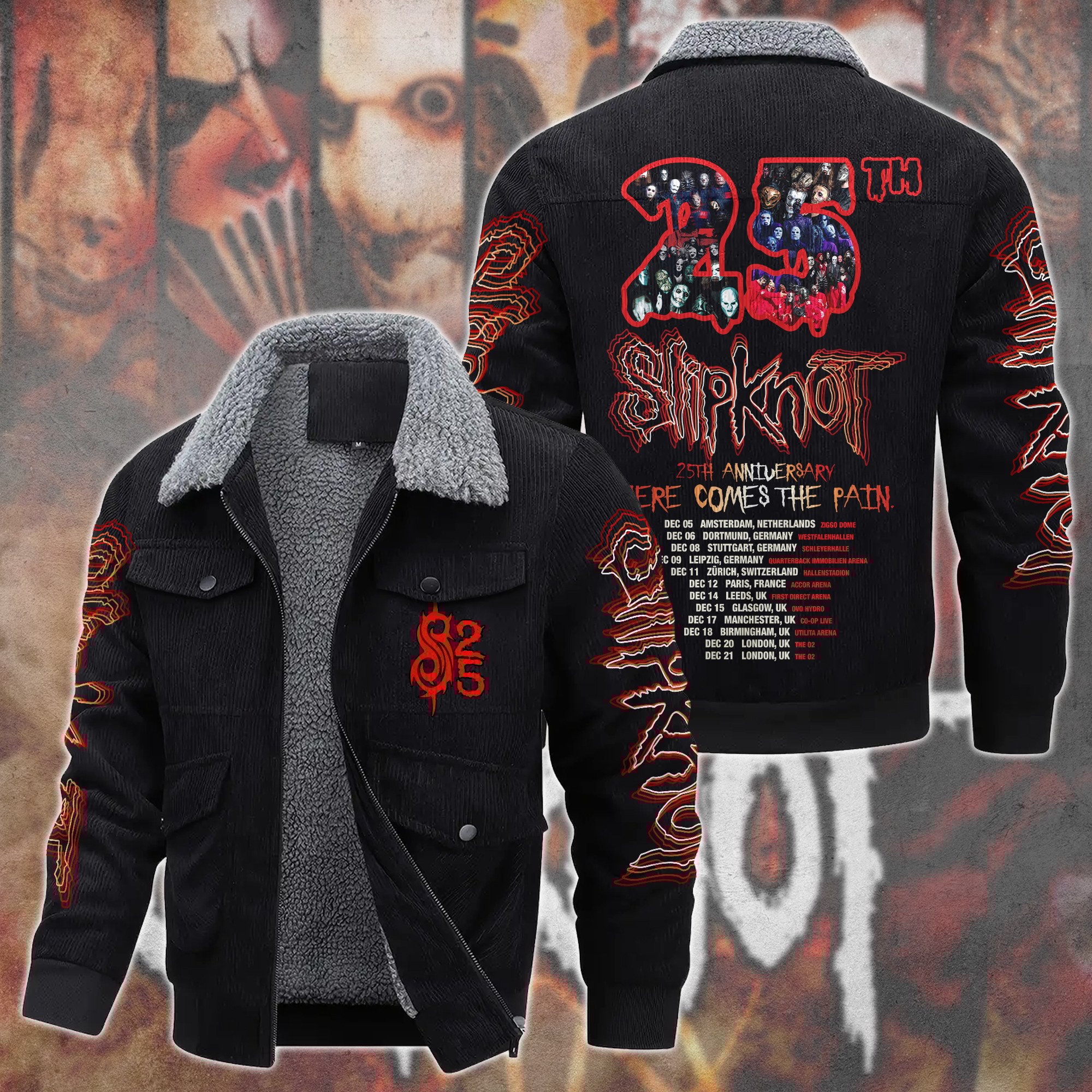 Slipknot Music Style Thermal Cotton Jacket Prim For Fans