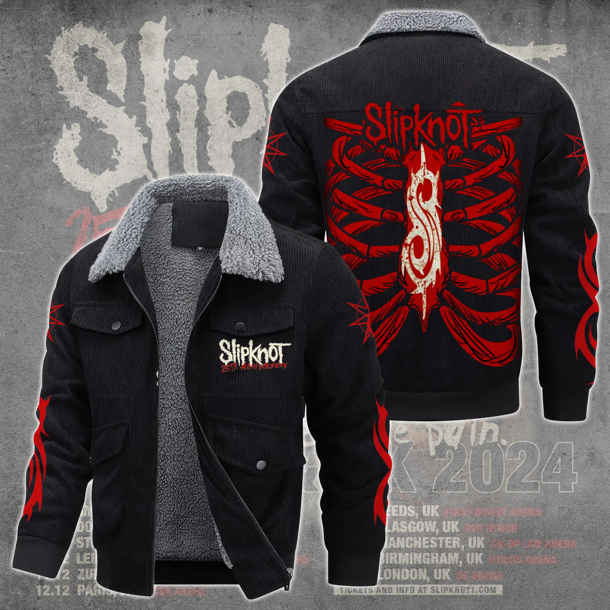 Slipknot Music Style Thermal Cotton Jacket Prim For Fans