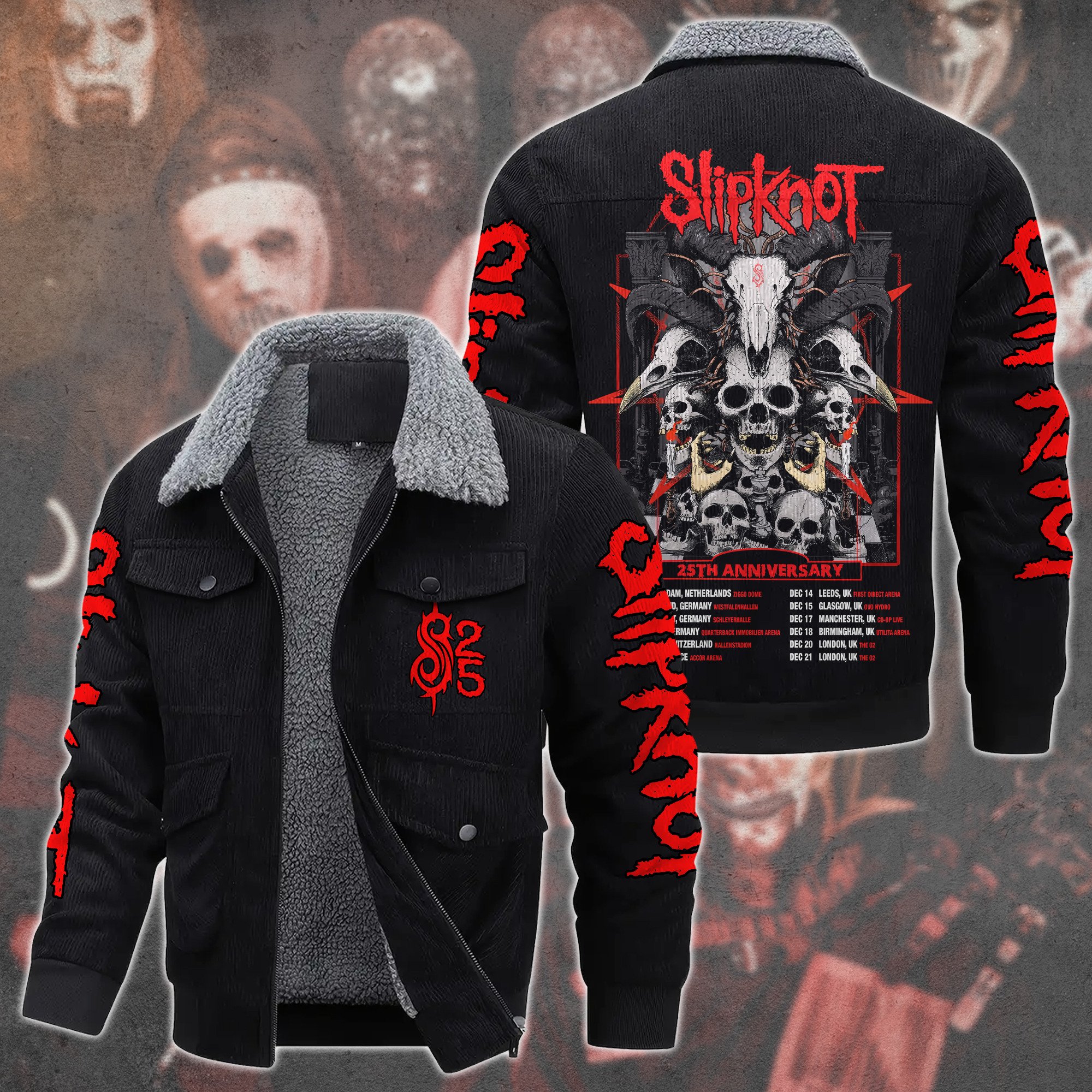 Slipknot Music Style Thermal Cotton Jacket Prim For Fans