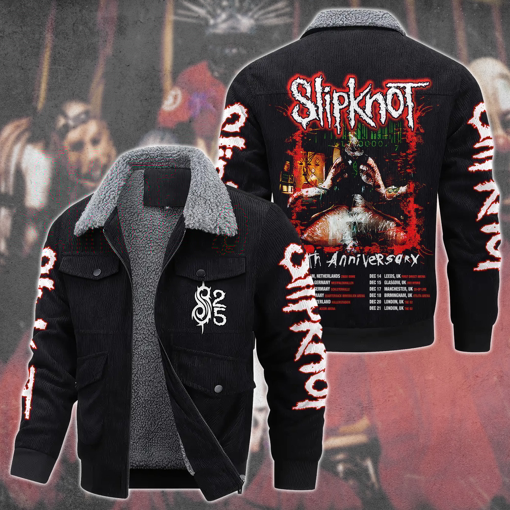 Slipknot Music Style Thermal Cotton Jacket Prim For Fans