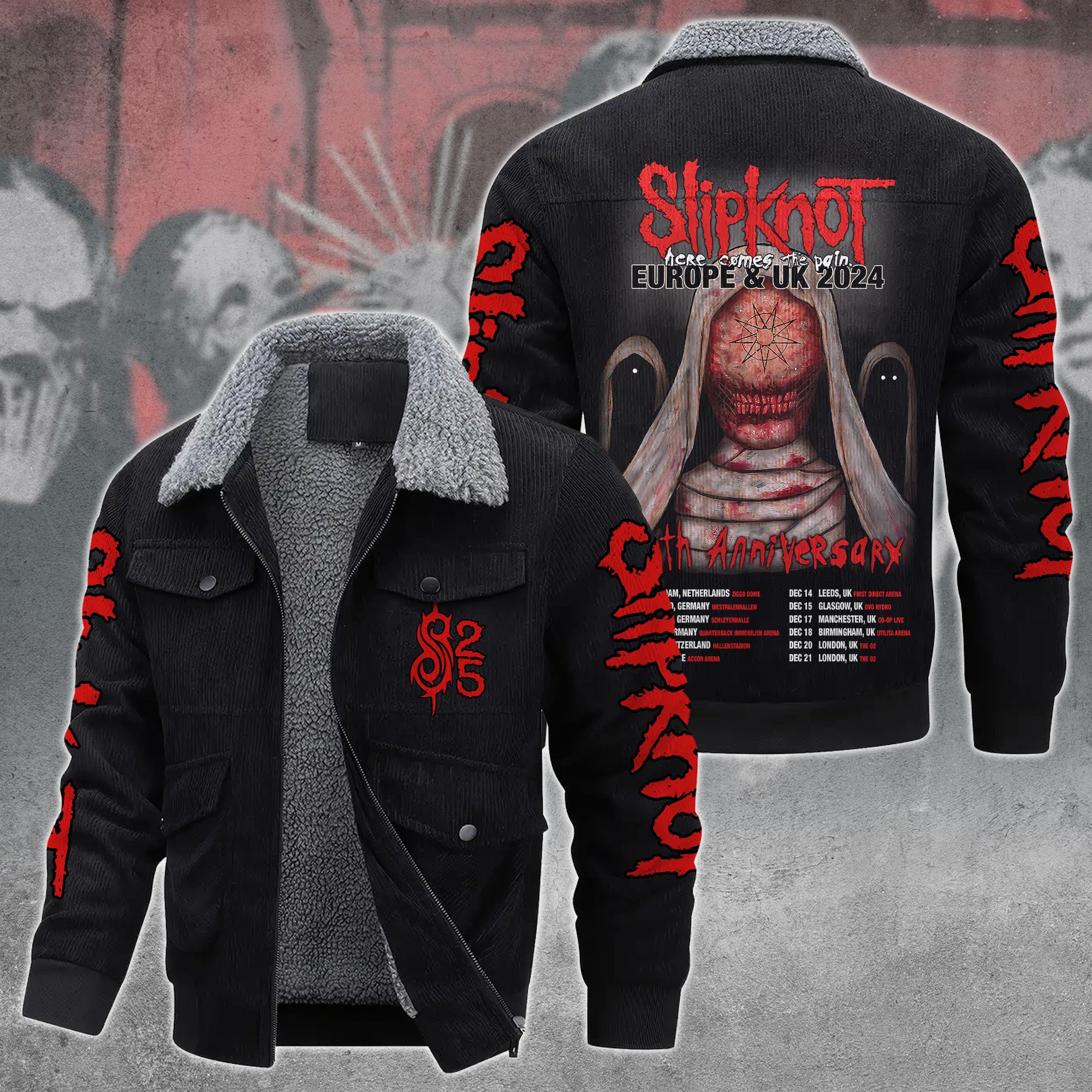 Slipknot Music Style Thermal Cotton Jacket Prim For Fans