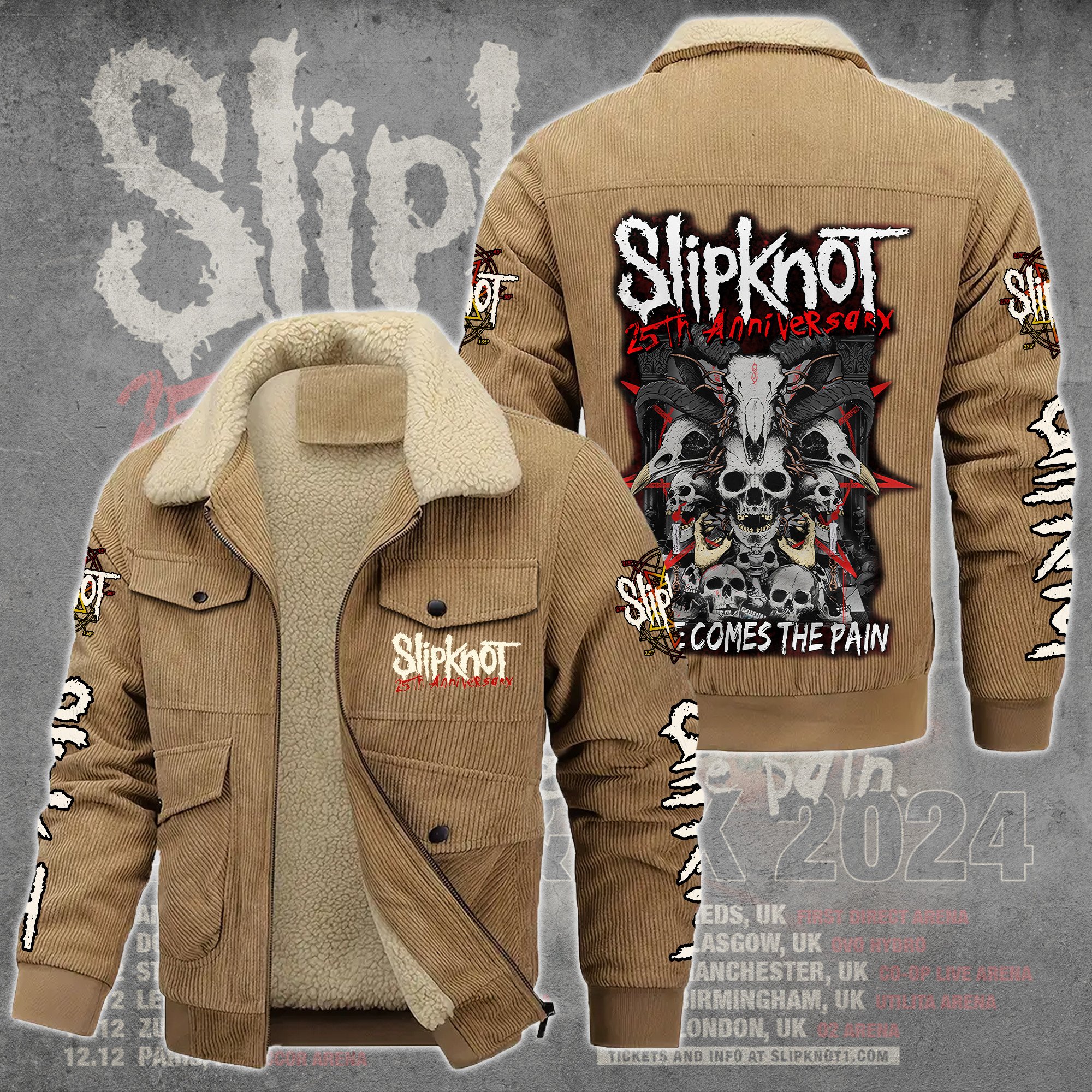 Slipknot Music Style Thermal Cotton Jacket Prim For Fans