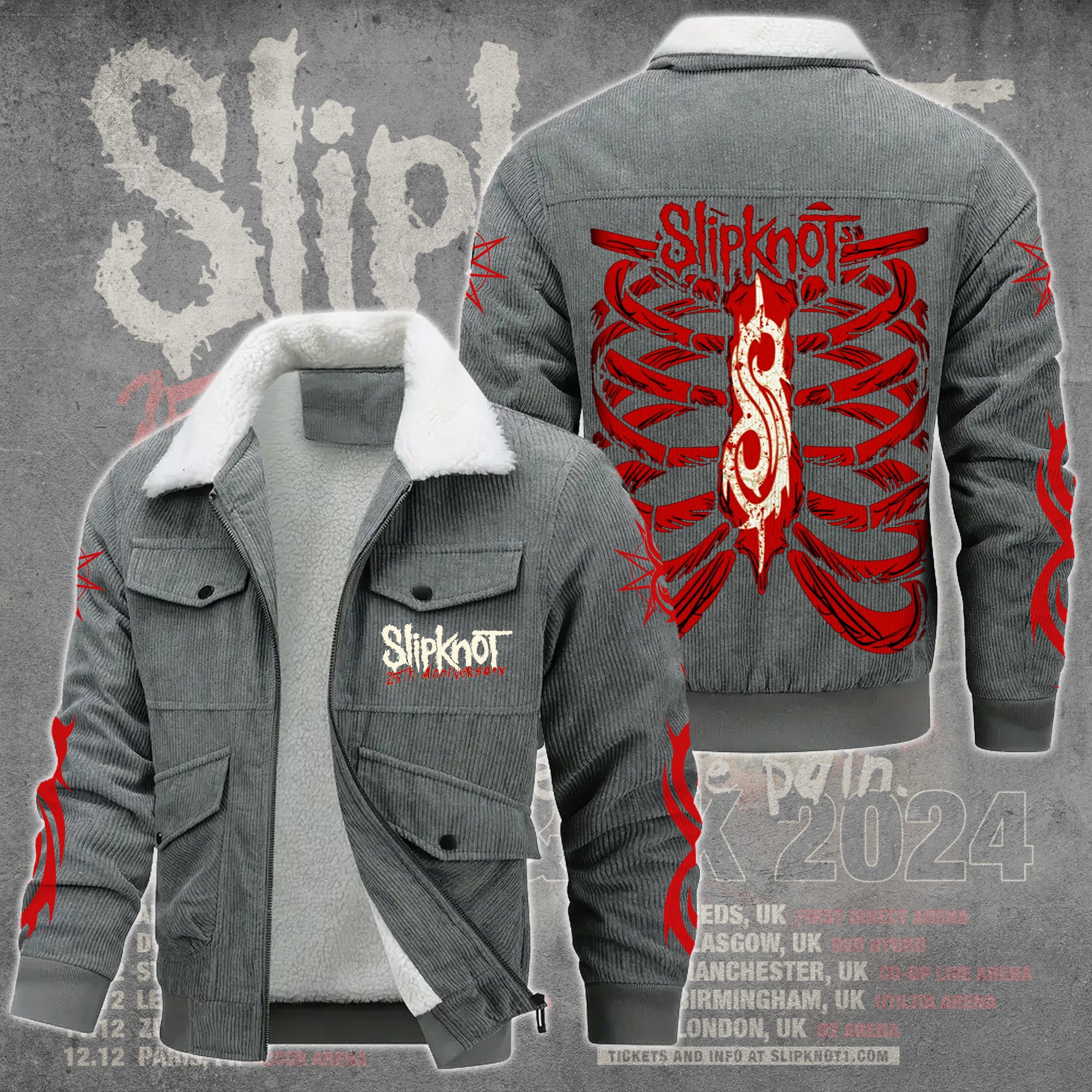 Slipknot Music Style Thermal Cotton Jacket Prim For Fans