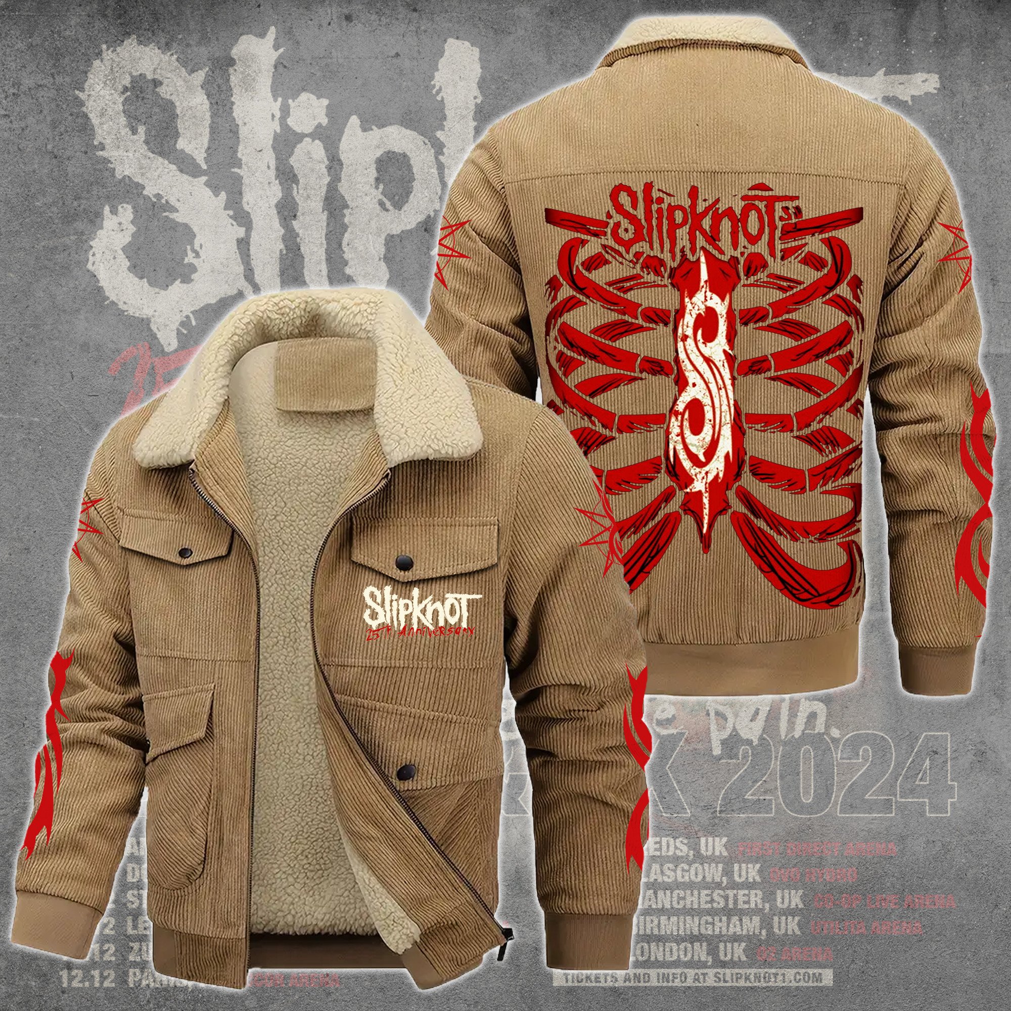 Slipknot Music Style Thermal Cotton Jacket Prim For Fans