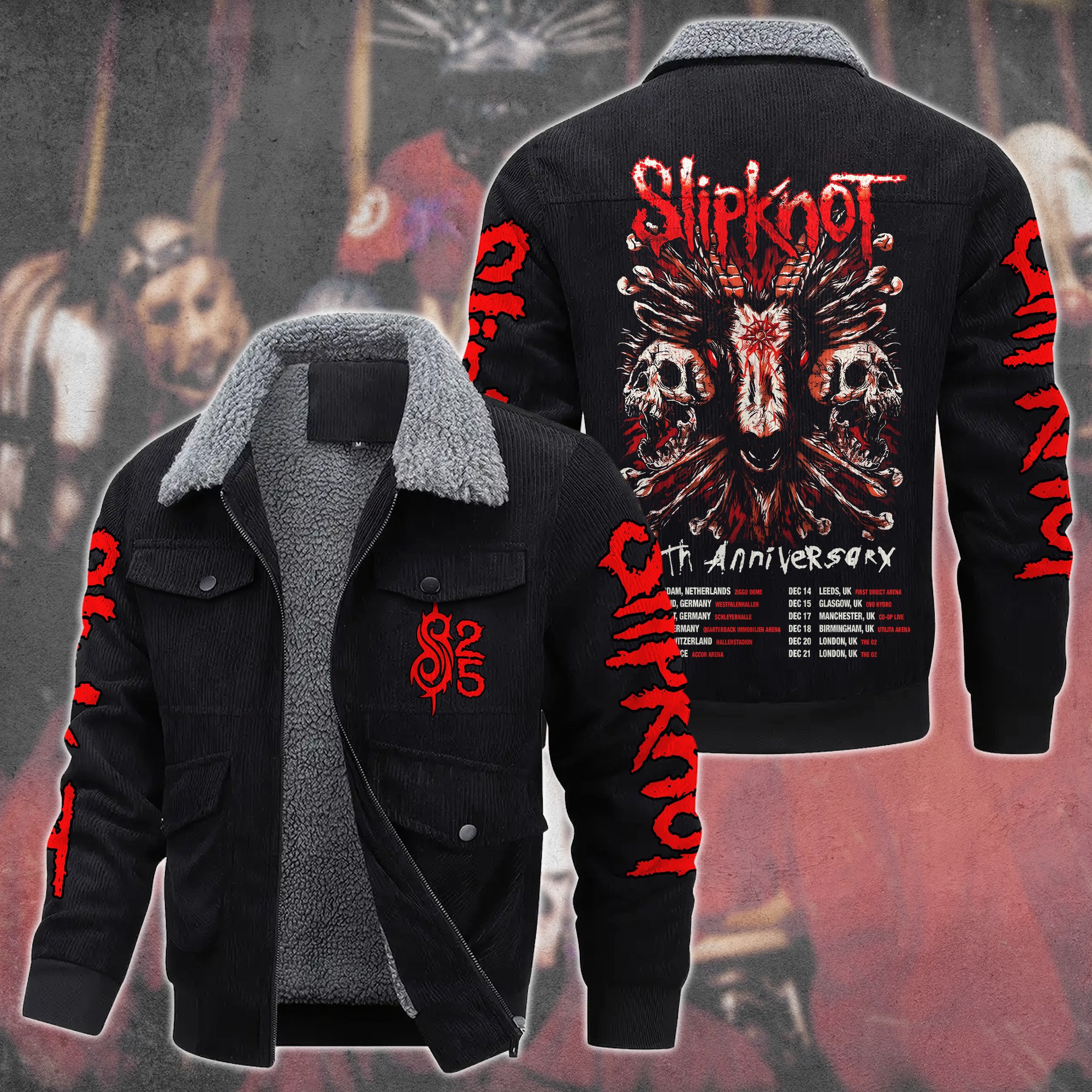 Slipknot Music Style Thermal Cotton Jacket Prim For Fans