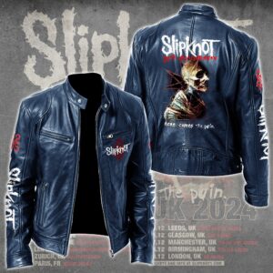 Slipknot Music Style Leather Jacket For Fans