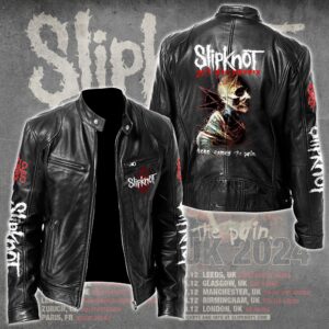 Slipknot Music Style Leather Jacket For Fans