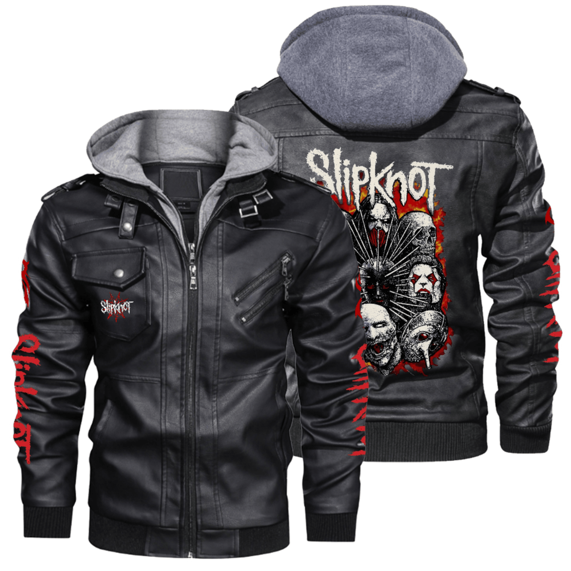 Slipknot Music Style Leather Jacket For Fans