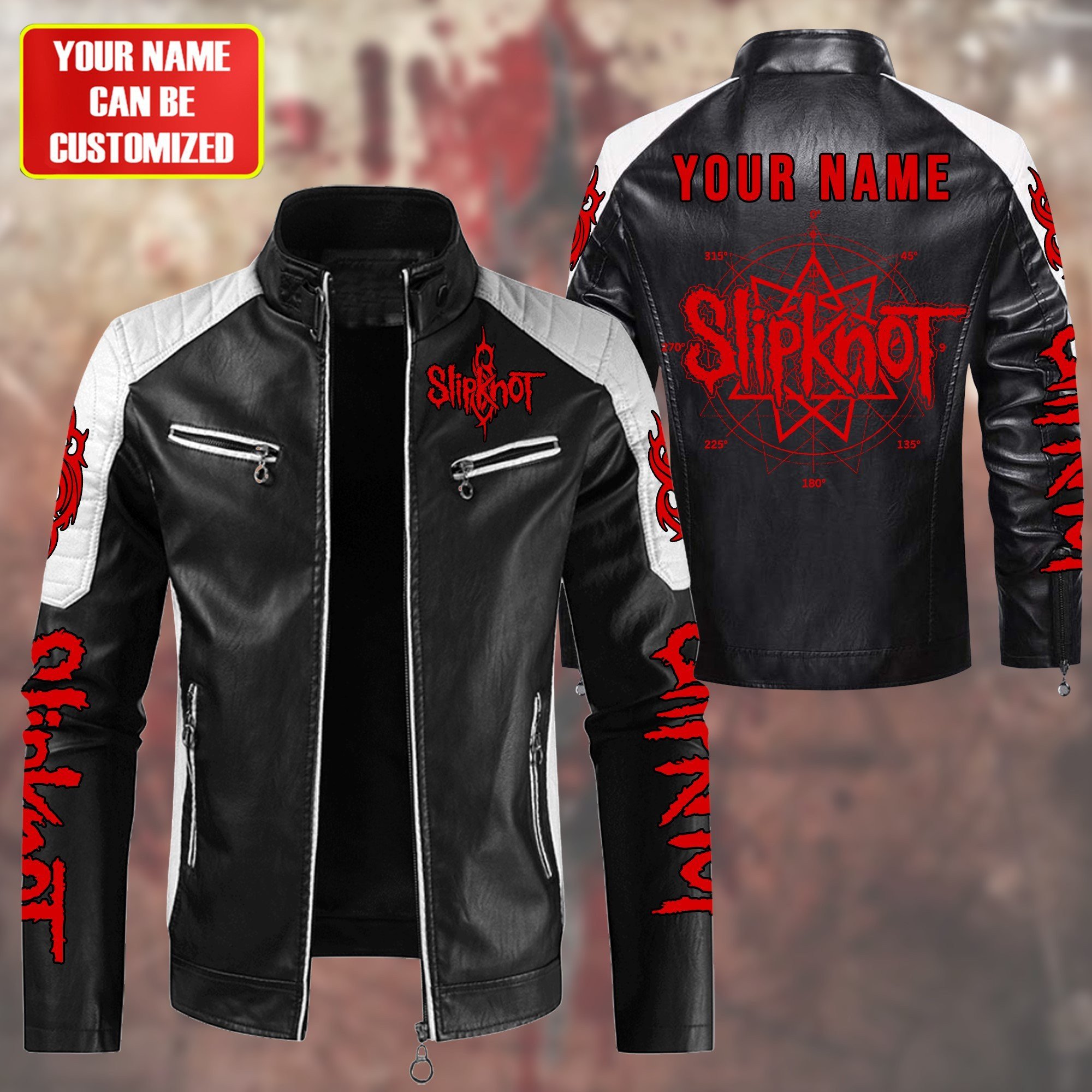 Slipknot Music Style Leather Jacket For Fans