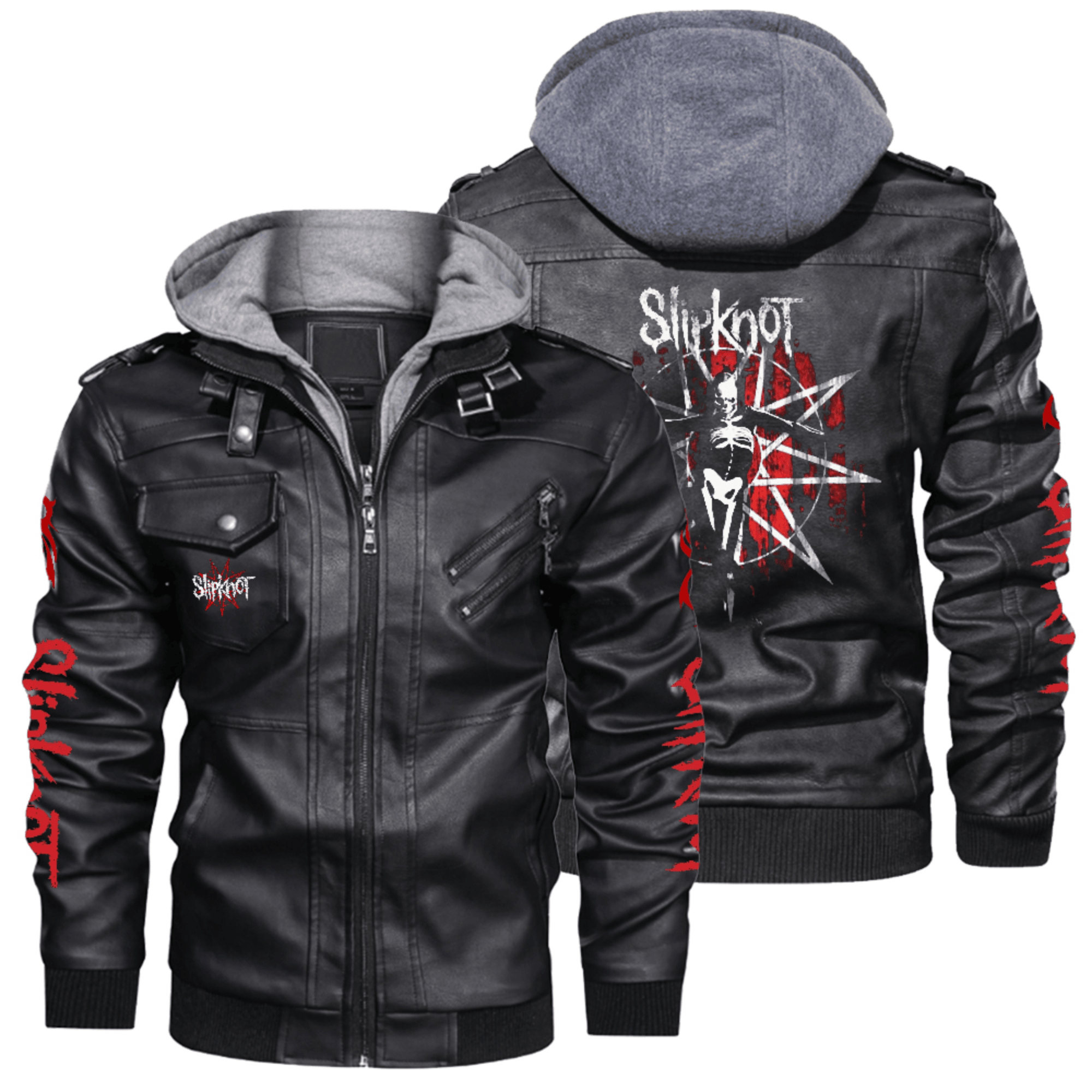Slipknot Music Style Leather Jacket For Fans