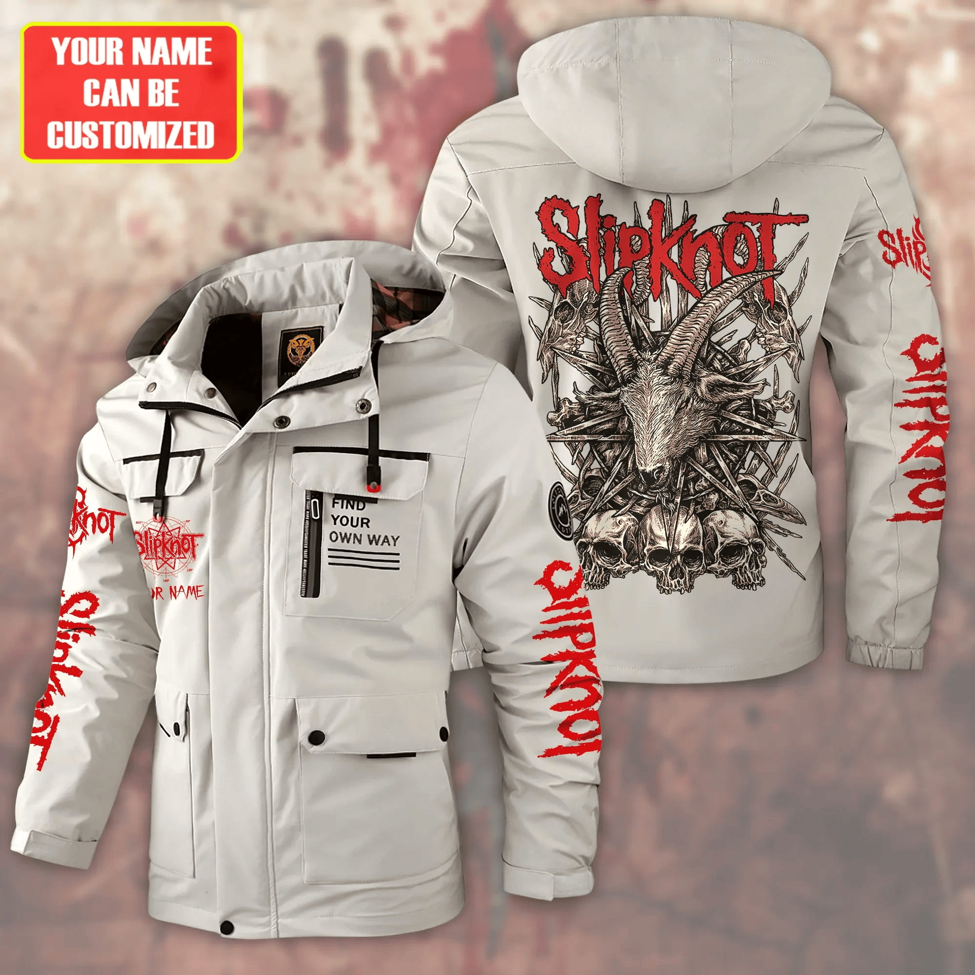 Slipknot Music Style Parka Jacket For Fans