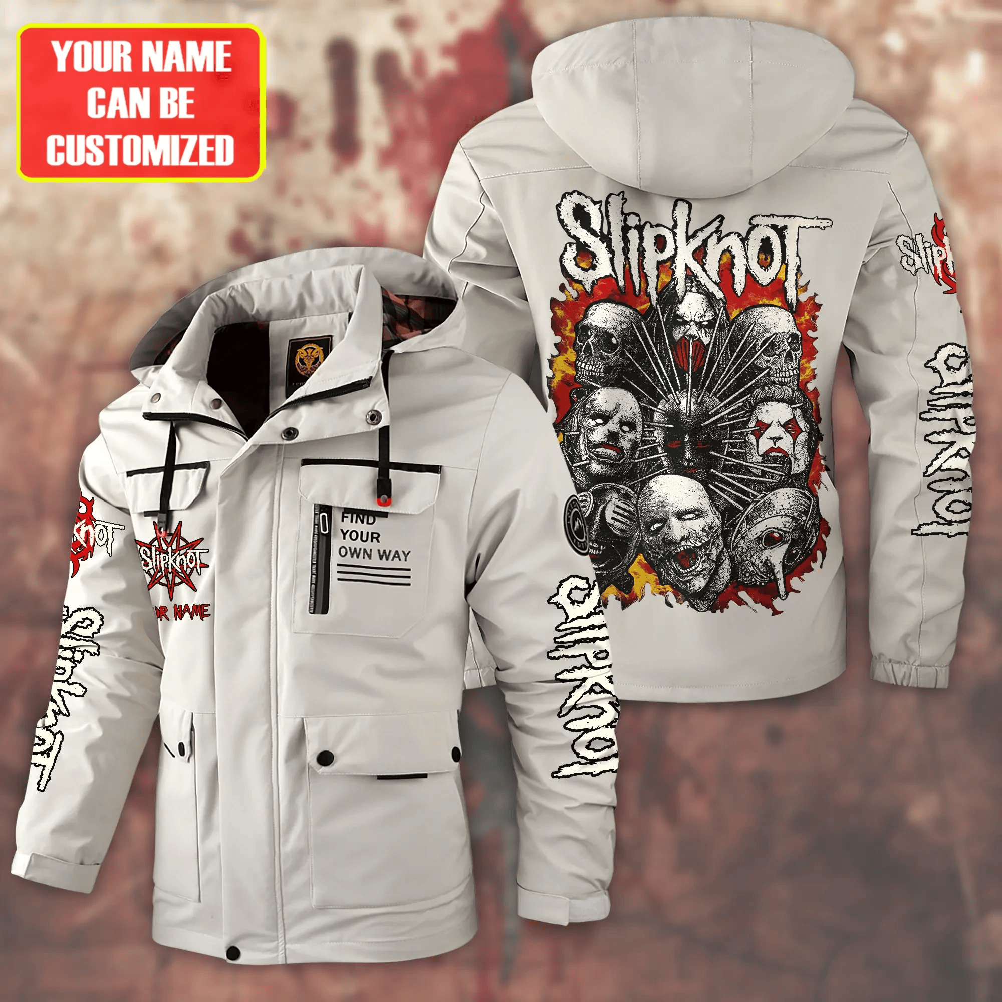 Slipknot Music Style Parka Jacket For Fans