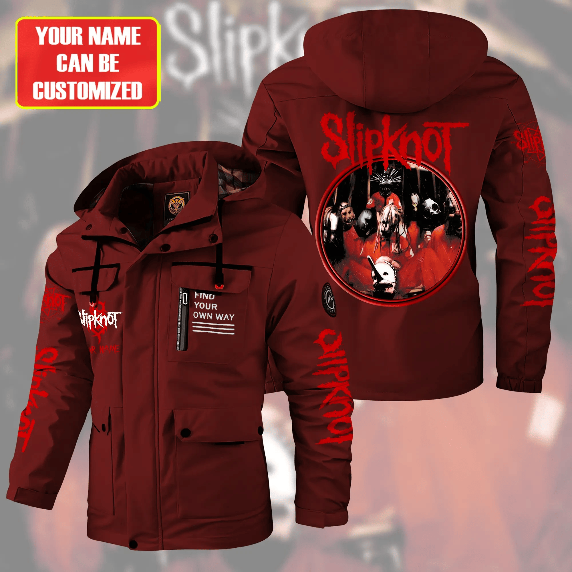 Slipknot Music Style Parka Jacket For Fans