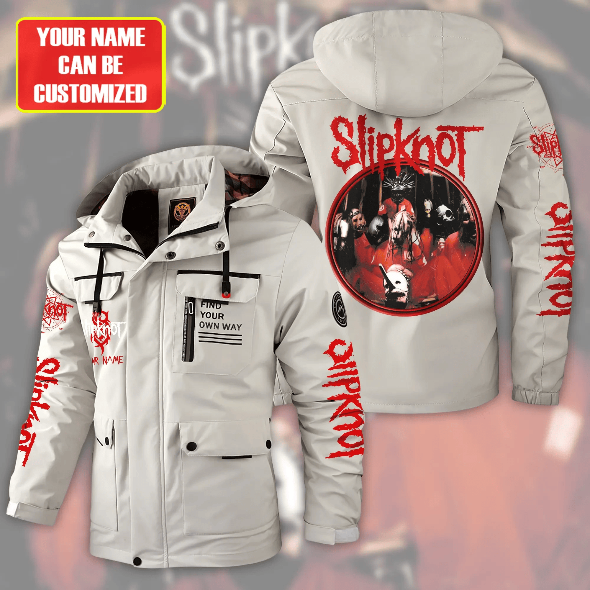 Slipknot Music Style Parka Jacket For Fans