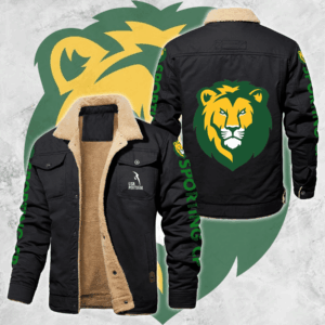Sporting Lisbon Portugal Primeira Liga Style Fleece Thermal Cotton Jacket For Fans
