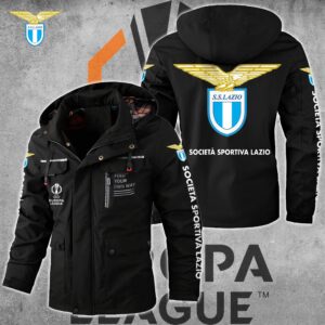 S.S. Lazio Serie A Style Parka Jacket For Fans