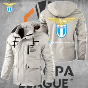 S.S. Lazio Serie A Style Parka Jacket For Fans