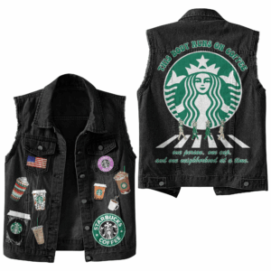 Starbucks Style Sleeveless Jacket For Fans
