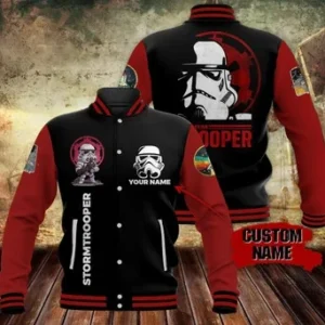 Stormtrooper Star Wars Movies Style Baseball Jacket For Fans