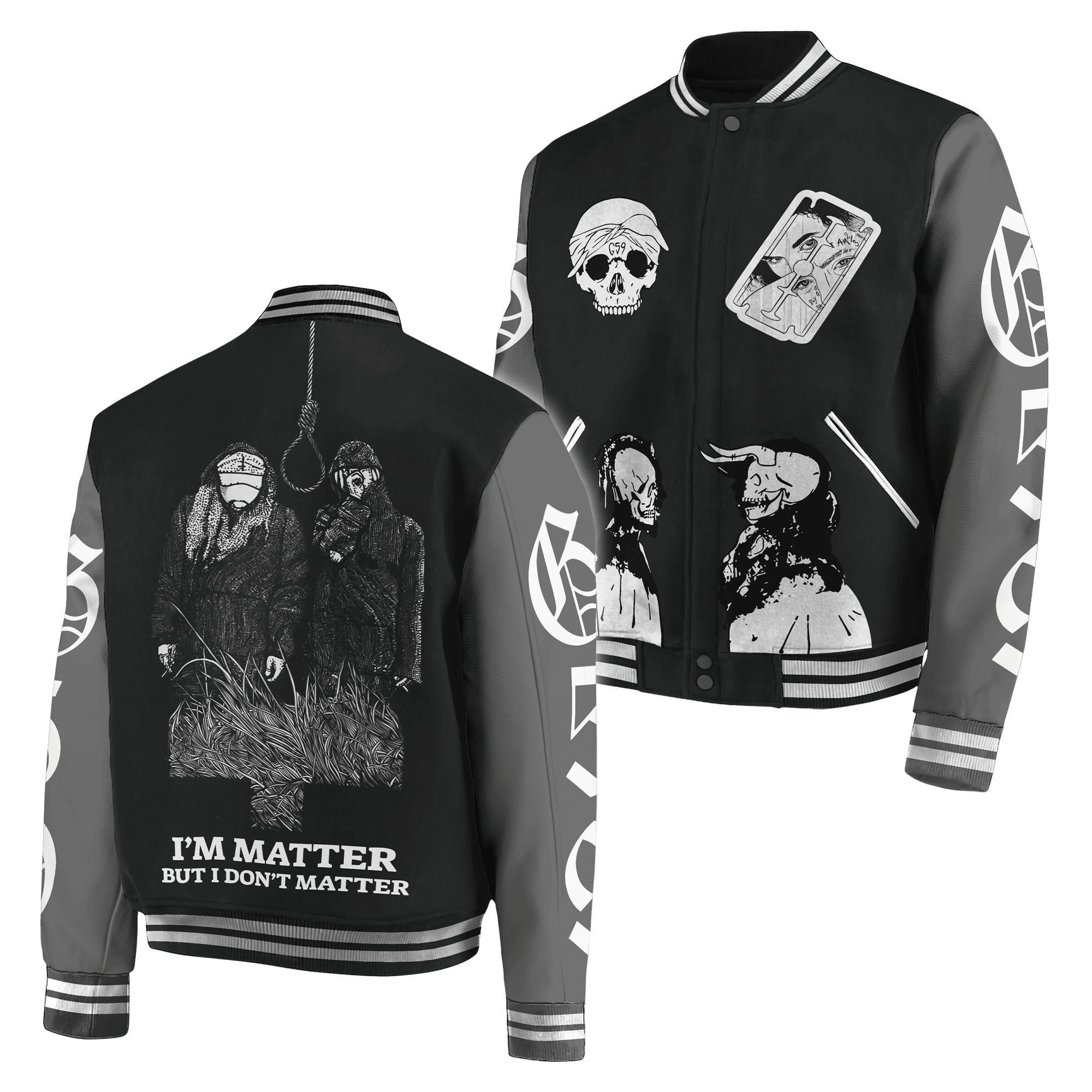Suicideboys Music Style Baseball Jacket For Fans