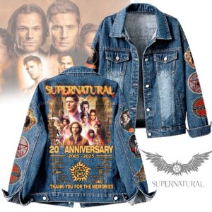 Supernatural TV Series Denim Jacket Gift For Fans