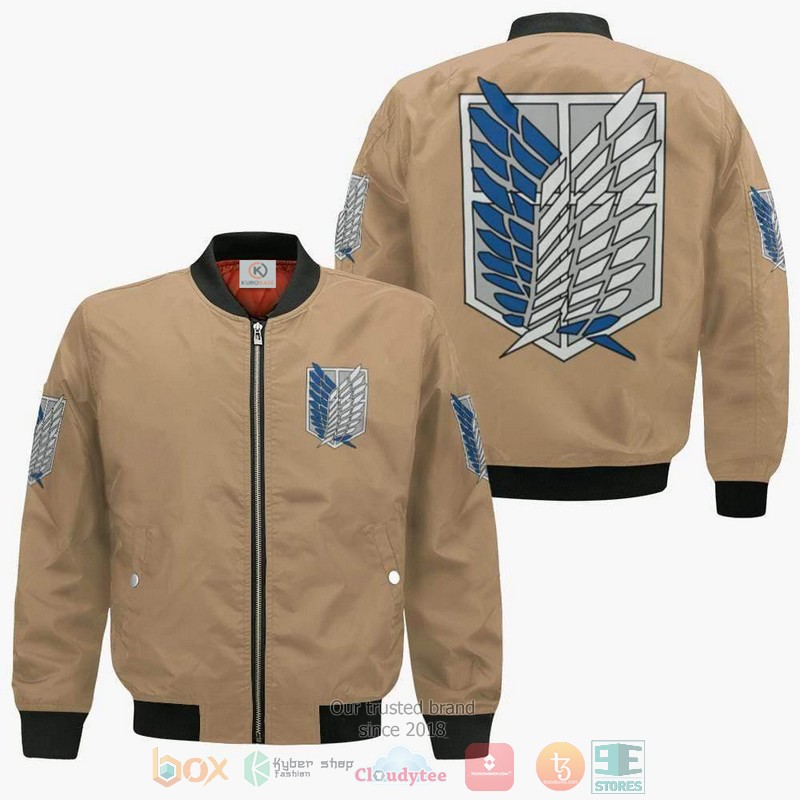 Survey Corps Uniform Attack On Titan Anime Costume Cosplay Aot Outfit Anime Style Bomber Jacket For Fans