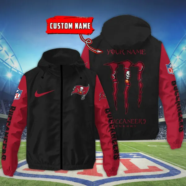 Tampa Bay Buccaneers NFL Personalized Style Windbreaker Jacket For Fans