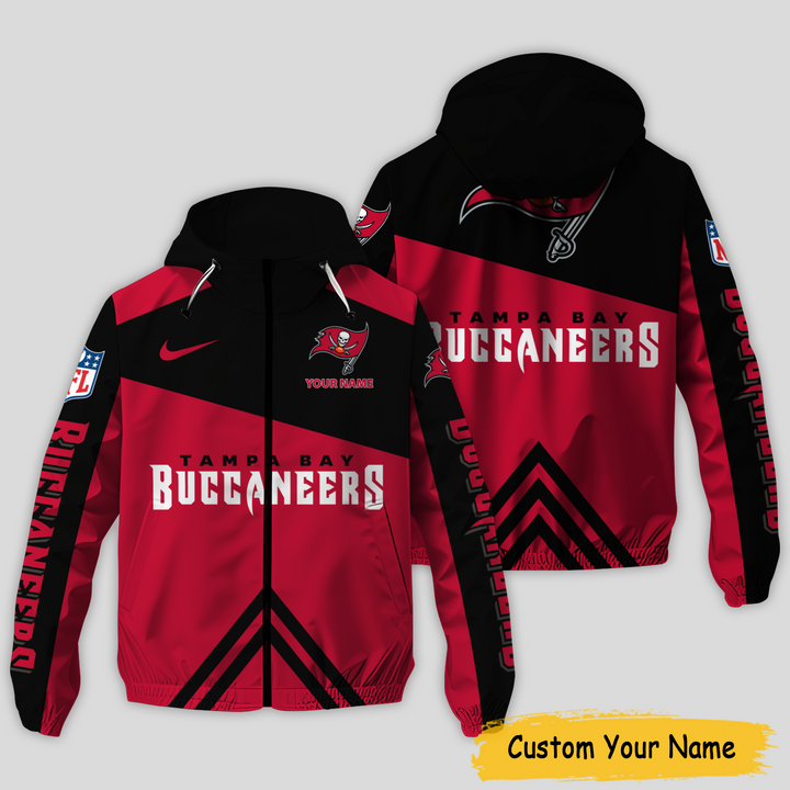 Tampa Bay Buccaneers NFL Personalized Style Windbreaker Jacket For Fans