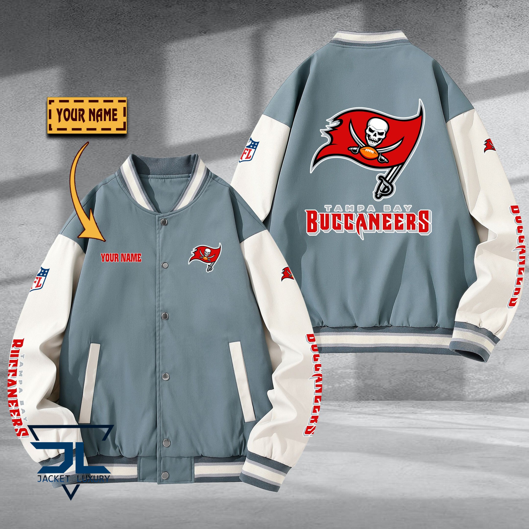 Tampa Bay Buccaneers NFL Style Baseball Jacket For Fan
