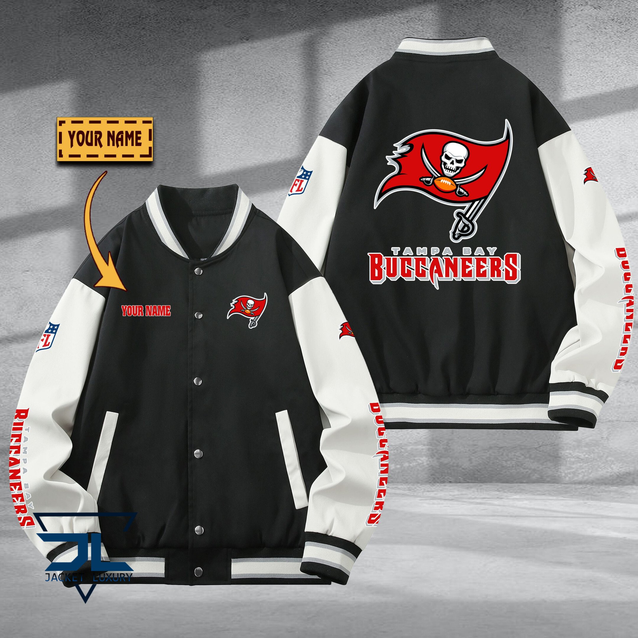 Tampa Bay Buccaneers NFL Style Baseball Jacket For Fan