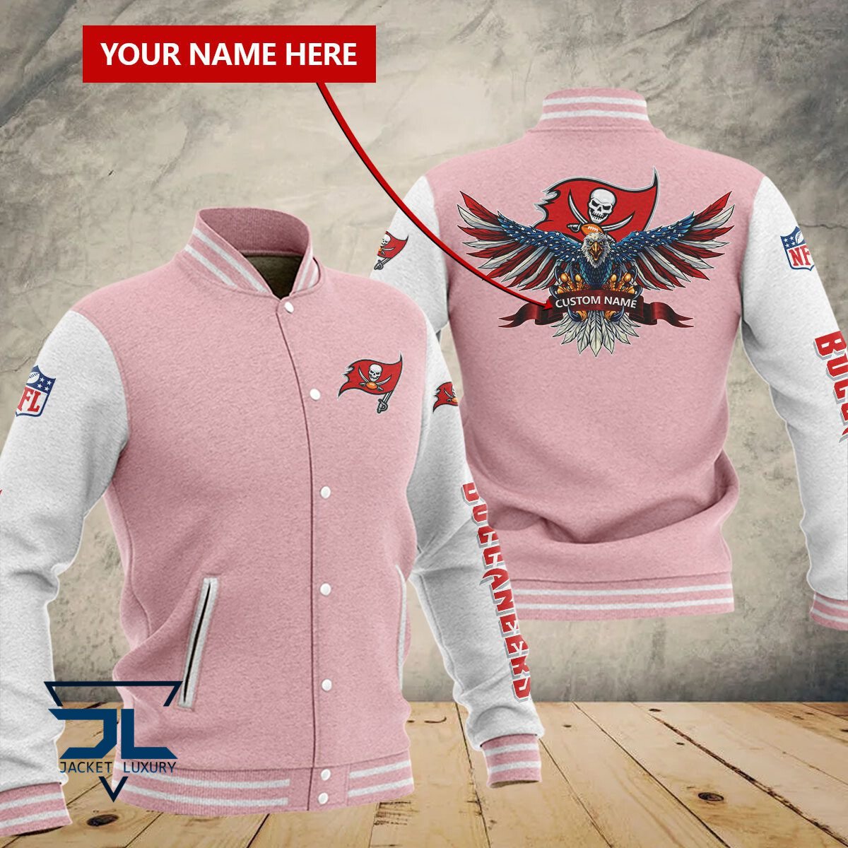 Tampa Bay Buccaneers NFL Style Baseball Jacket For Fan