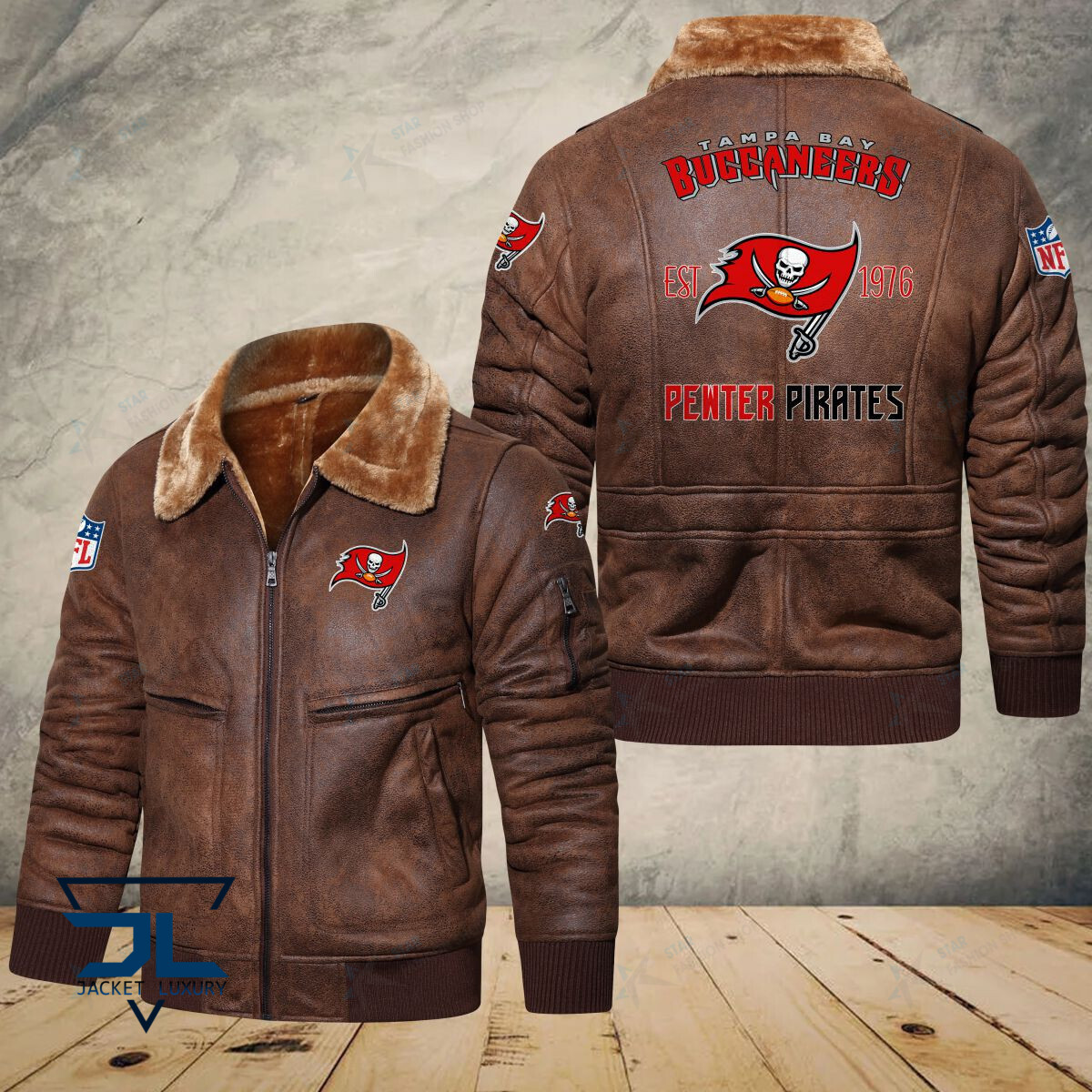 Tampa Bay Buccaneers NFL Style Leather Jacket For Fans