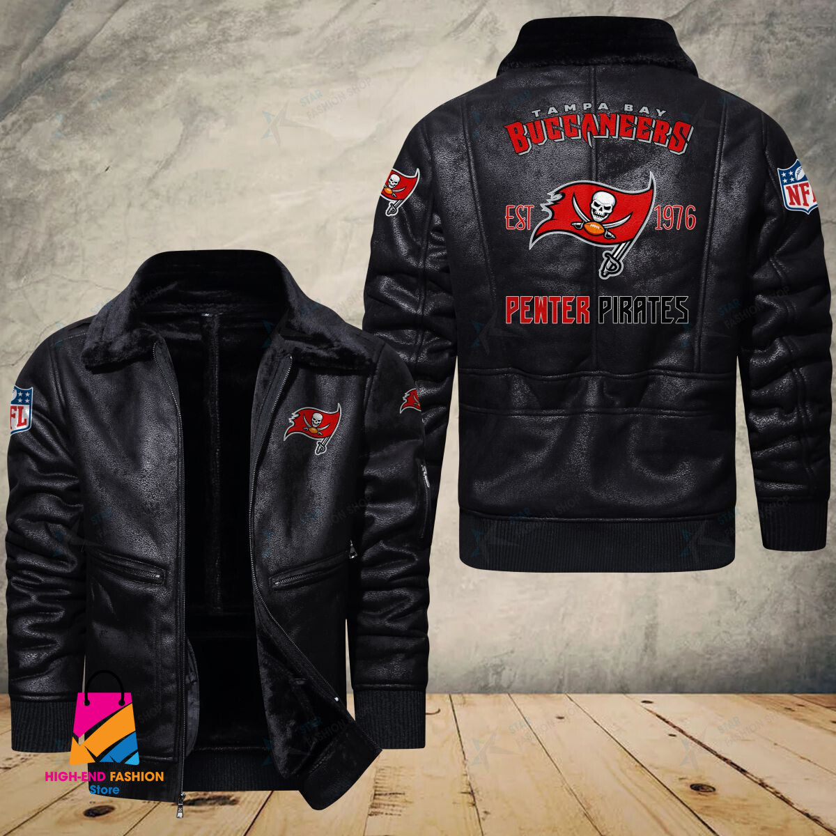 Tampa Bay Buccaneers NFL Style Leather Jacket For Fans