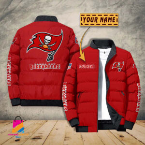 Tampa Bay Buccaneers NFL Style Puffer Jacket For Fans