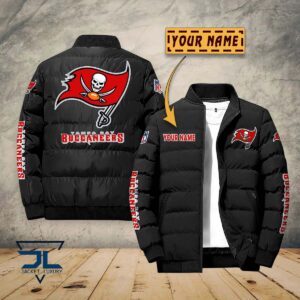Tampa Bay Buccaneers NFL Style Puffer Jacket For Fans