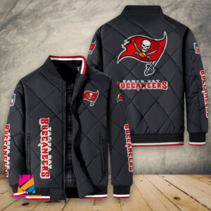 Tampa Bay Buccaneers NFL Style Puffer Jacket For Fans
