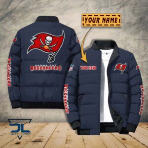 Tampa Bay Buccaneers NFL Style Puffer Jacket For Fans