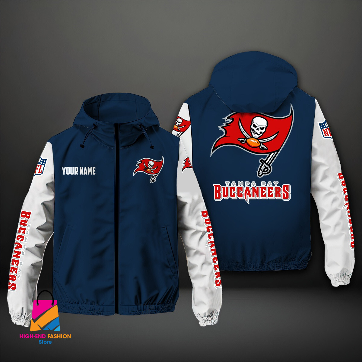 Tampa Bay Buccaneers NFL Style Windbreaker Jacket For Fans