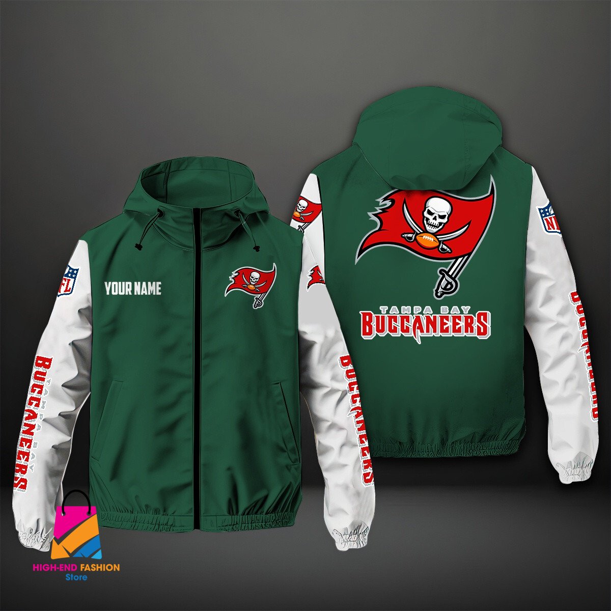 Tampa Bay Buccaneers NFL Style Windbreaker Jacket For Fans