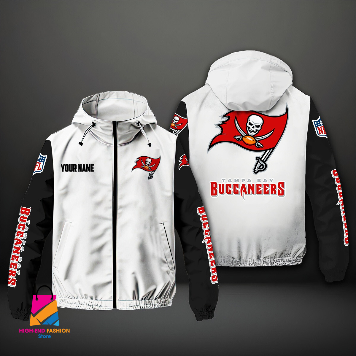 Tampa Bay Buccaneers NFL Style Windbreaker Jacket For Fans