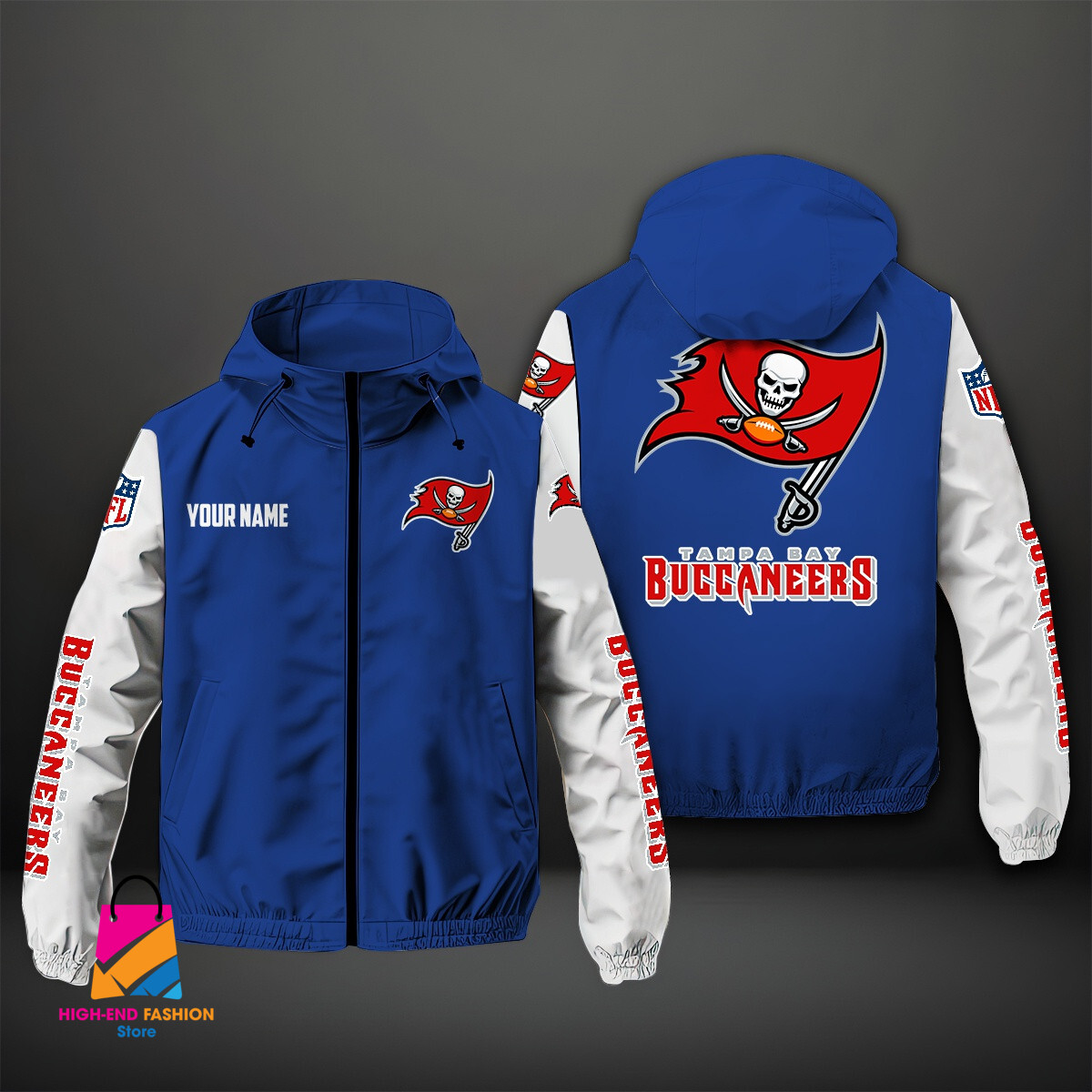Tampa Bay Buccaneers NFL Style Windbreaker Jacket For Fans