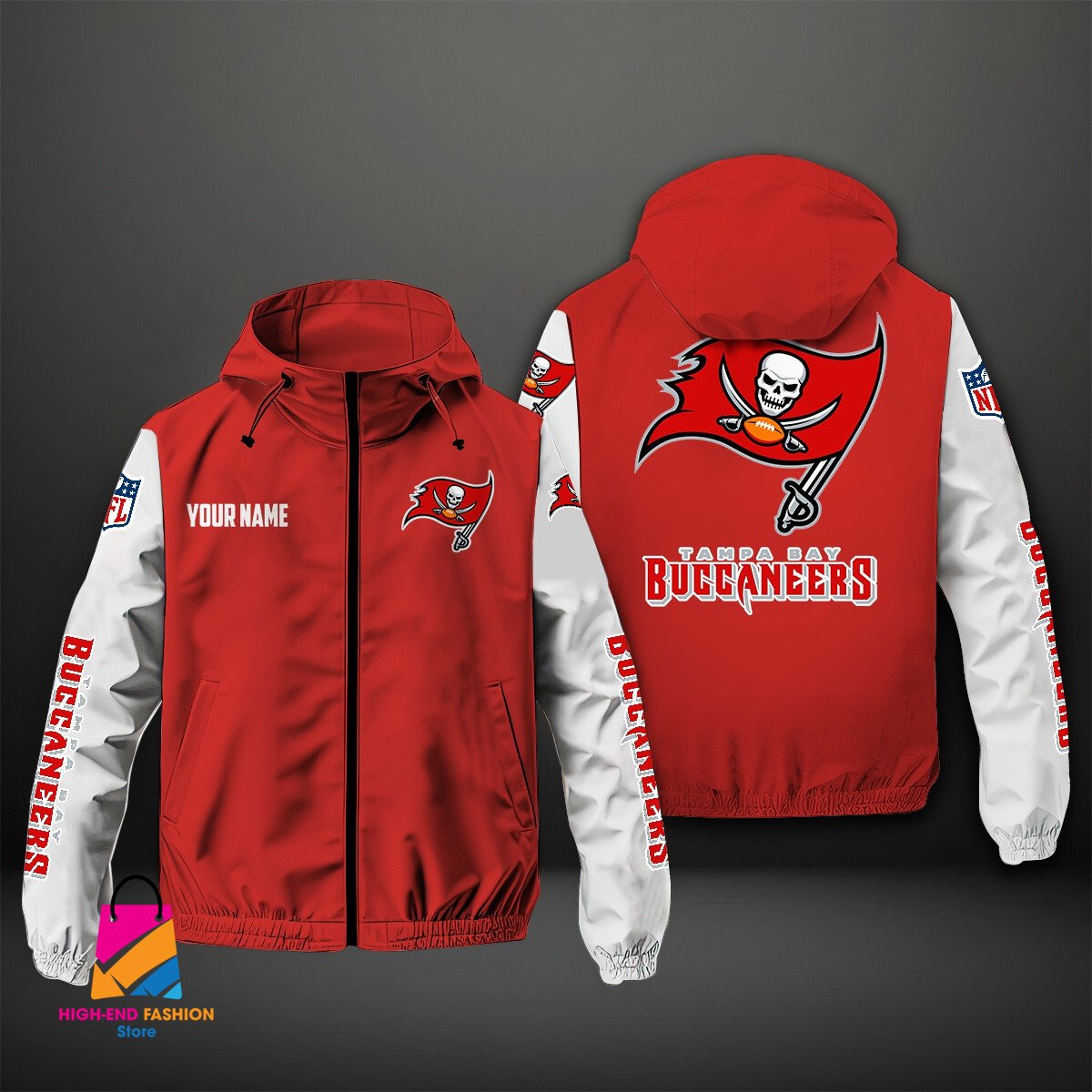 Tampa Bay Buccaneers NFL Style Windbreaker Jacket For Fans