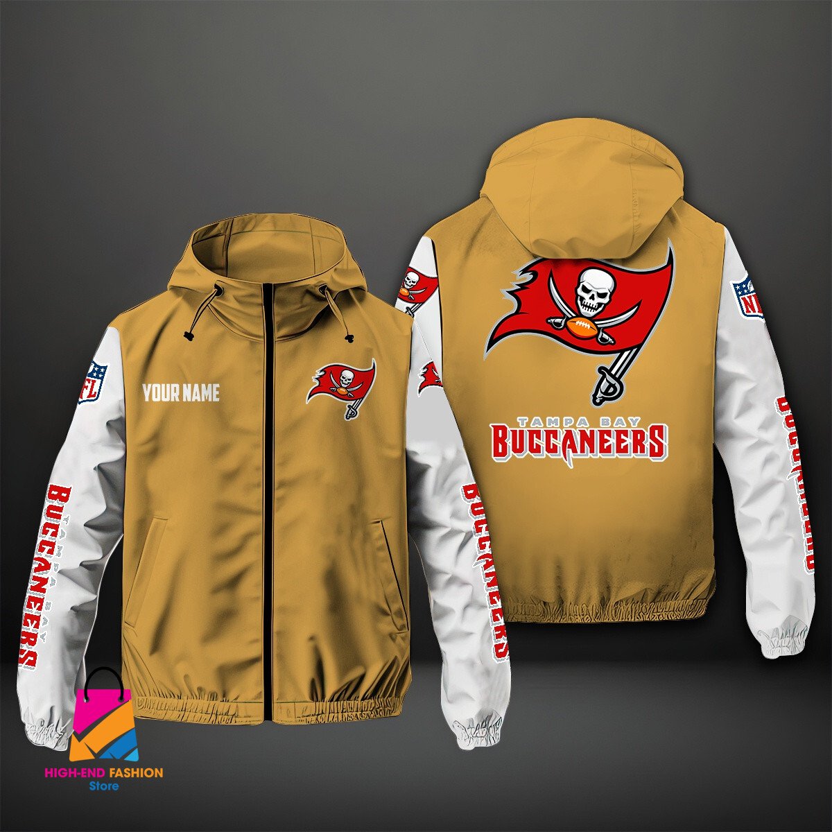 Tampa Bay Buccaneers NFL Style Windbreaker Jacket For Fans