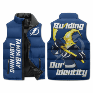Tampa Bay Lightning NHL Style Sleeveless Puffer Jacket For Fans